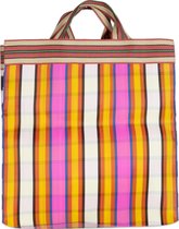Kitsch Kitchen Shopper tas stripes strepen India roze