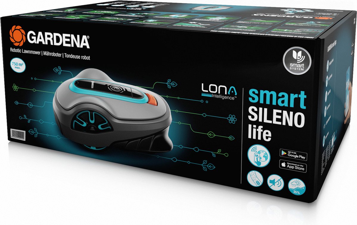 Afbeelding 3 van GARDENA smart SILENO life 750 Robotmaaier - voor gazons tot ca. 750 m²