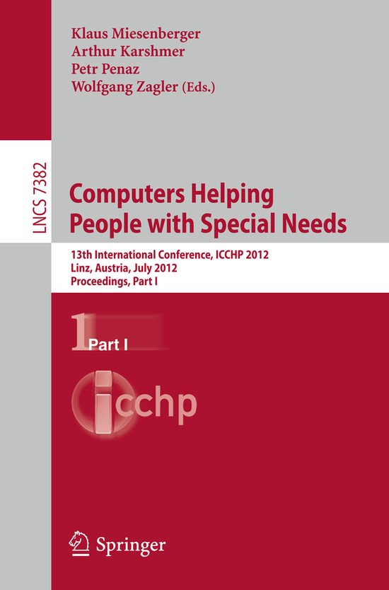 Lecture Notes in Computer Science7382- Computers Helping Peo ... - cover