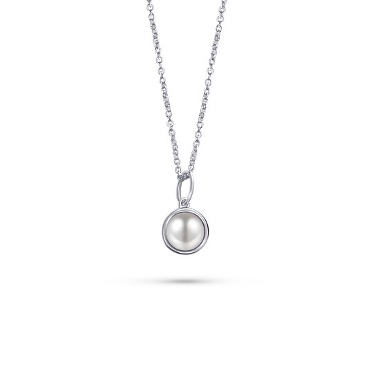 Gisser Jewels - Collier - Argent - Zircone - 42+5 cm