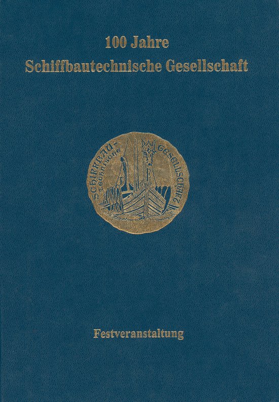 100 Jahre Schiffbautechnische Gesellschaft - cover