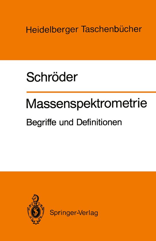 Massenspektrometrie - cover