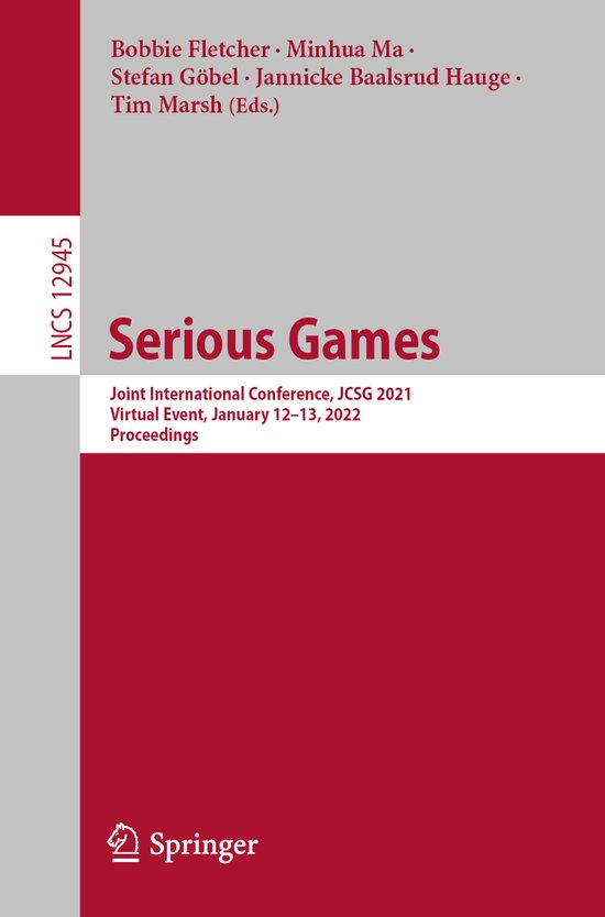 Lecture Notes in Computer Science12945- Serious Games - cover