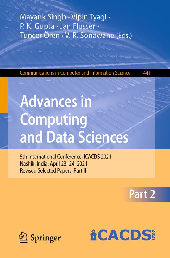 Communications in Computer and Information Science1441- Adva ... - cover