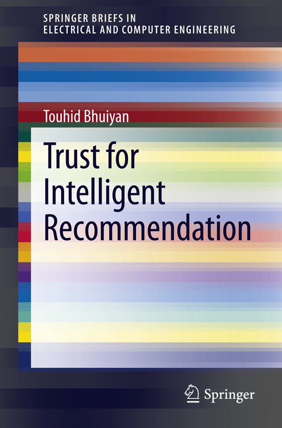 Trust For Intelligent Recommendation - cover