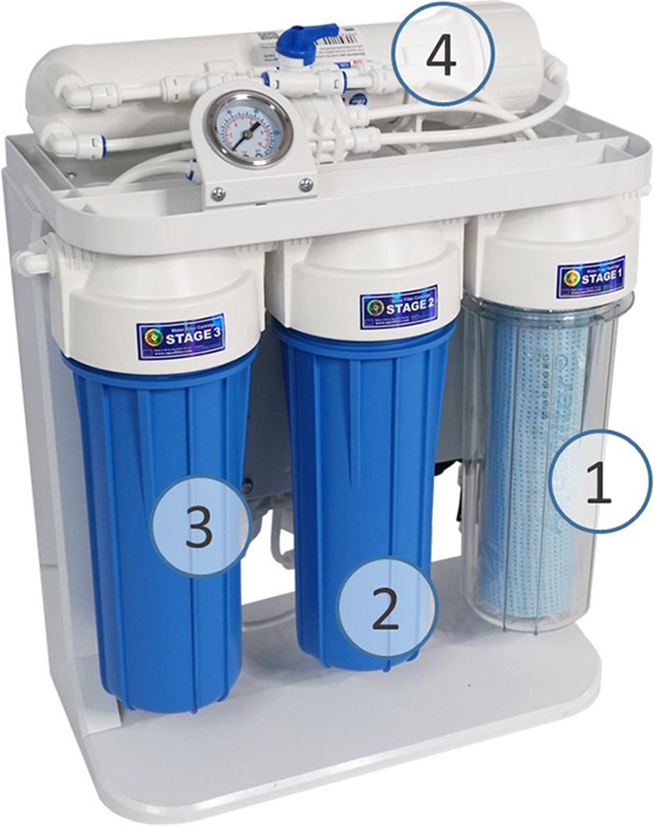 Waterfilter Omgekeerde Osmose Ionisatie 7 Stage Bol Waterfilter Omgekeerde Osmose Ionisatie 7 Stage Bol
