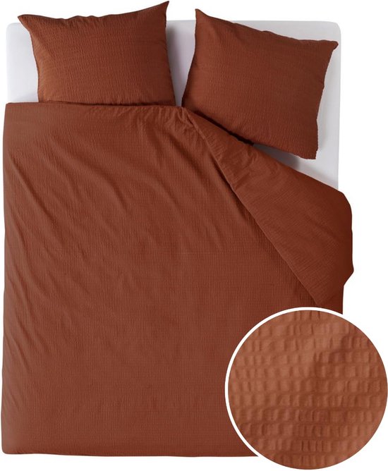 Beddinghouse Wave Dekbedovertrek Terra 200 x 200/220 cm + 2x 60 x