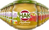 HAK Appelmoes Extra Kwaliteit - Tray 12x200 gram - Gemaksgroenten - Groenteconserven - Authentiek Hollands Recept - Vegan