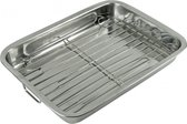 Kinghoff 1378 - Braadblik, Bakplaat met Grill Rooster - 40 x 29.5 x 5.5 cm