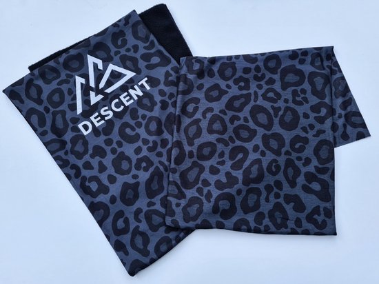 Descent - Nekwarmer - Fleece - Black Panther - Wintersport - Buff - Sjaal - Microfiber - Ski - Snowboard