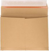 Specipack - Boîte enveloppe 380 x 260 x 30 mm - marron - avec bande déchirable - paquet de 50 pièces