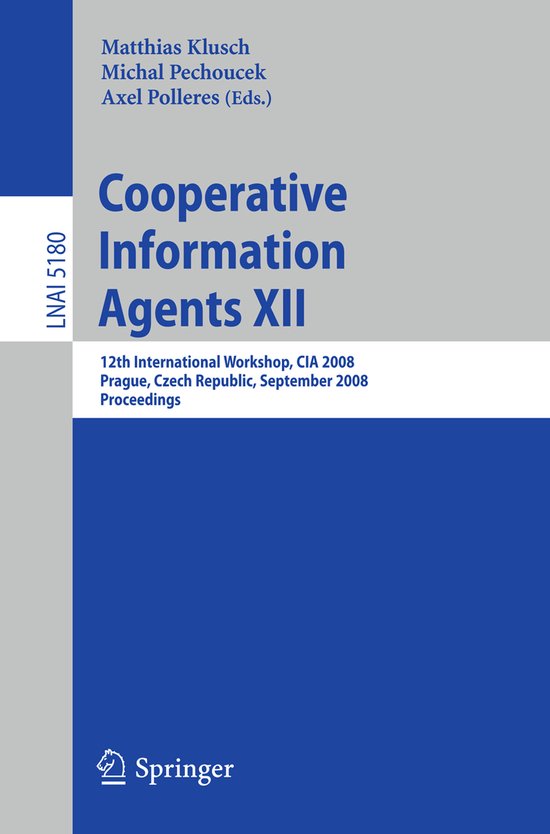 Cooperative Information Agents Xii - cover