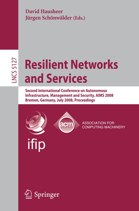 Resilient Networks and Services - cover