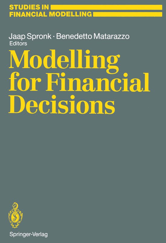 Modelling for Financial Decisions - cover