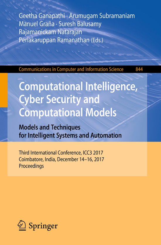 Computational Intelligence Cyber Security and Computational  ... - cover