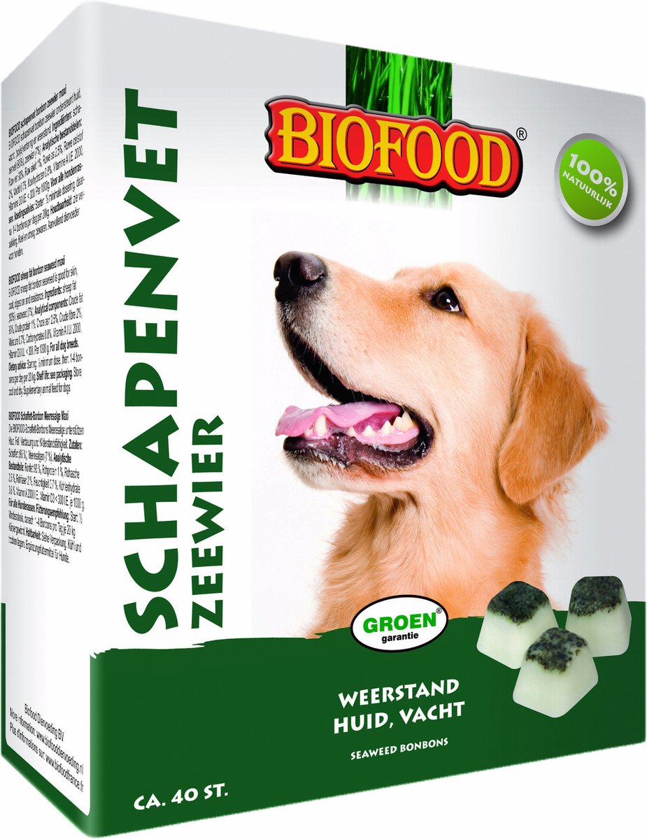 BF Petfood Schapenvet Maxi Bonbons met zeewier 4 + 1 gratis