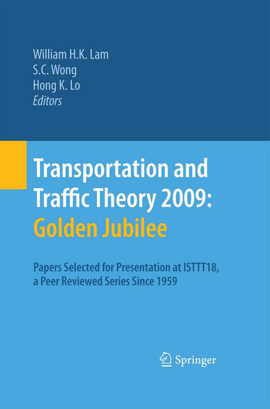 Transportation and Traffic Theory 2009 - cover