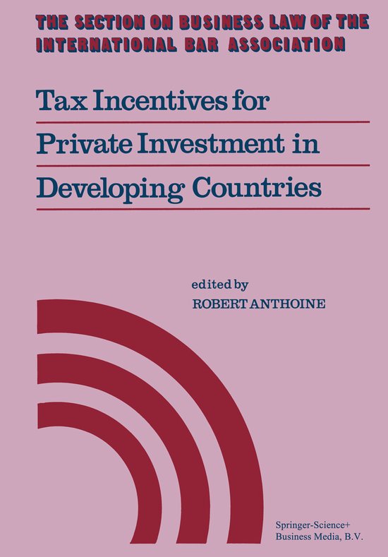 Tax Incentives for Private Investment in Developing Countrie ... - cover