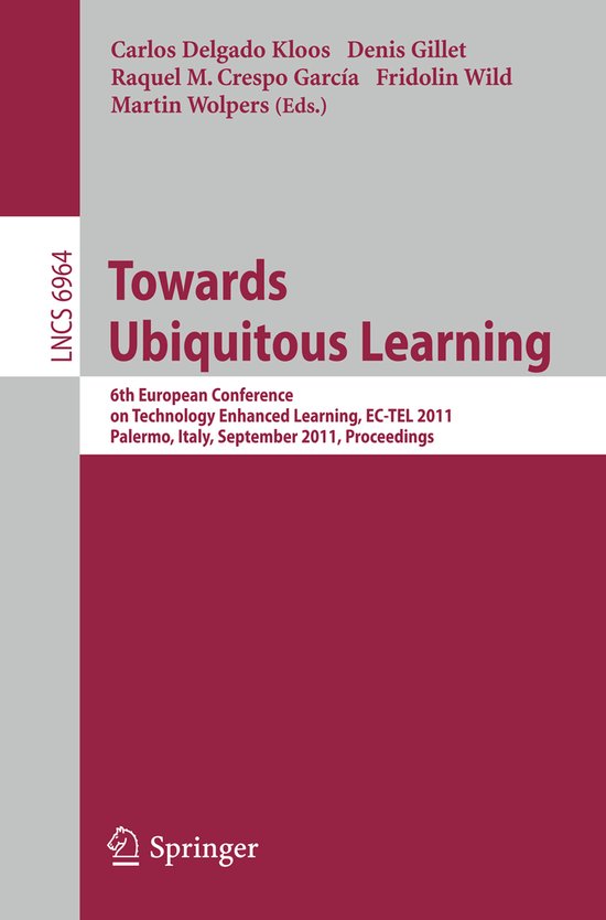 Towards Ubiquitous Learning - cover