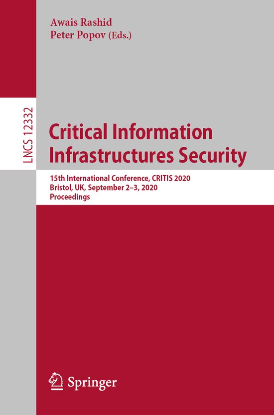 Critical Information Infrastructures Security - cover
