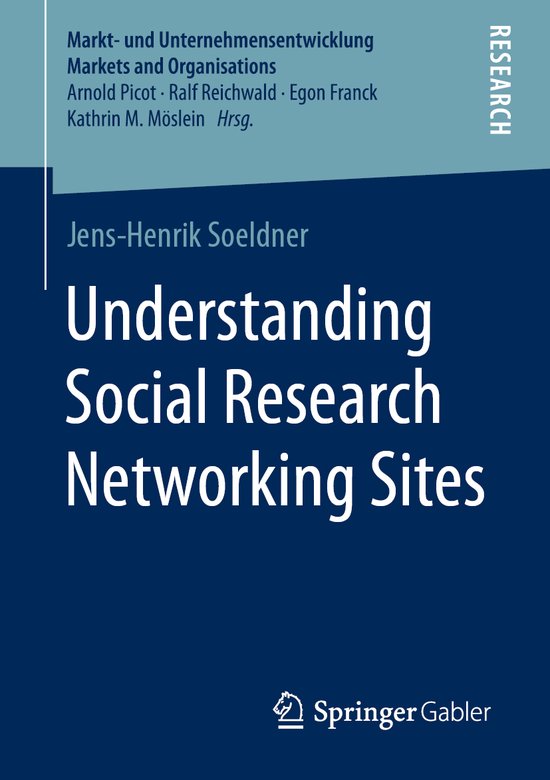 Understanding Social Research Networking Sites - cover