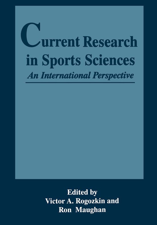 Current Research in Sports Sciences - cover