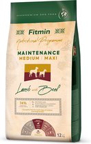 Fitmin Dog Medium Maxi Maintenance lam rund 12 kg