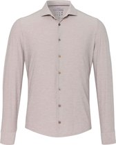 Pure - La chemise fonctionnelle Beige clair - Taille 40 - Coupe slim