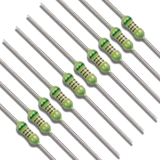 Lotto Da 10 Resistori 10K Ohm 1W 5% - Xicon 281-10K-RC (Ossido Di Metallo)