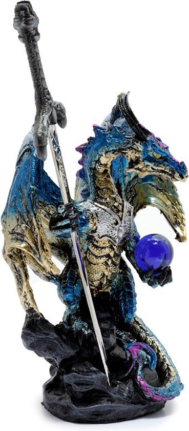 Statue de dragon - Guerrier sorcier de la Storm - Dragon