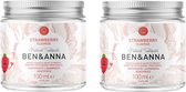 Ben & Anna - Strawberry Fluoride Anti-tandplaktandpasta - 100 ml - 2 Pak