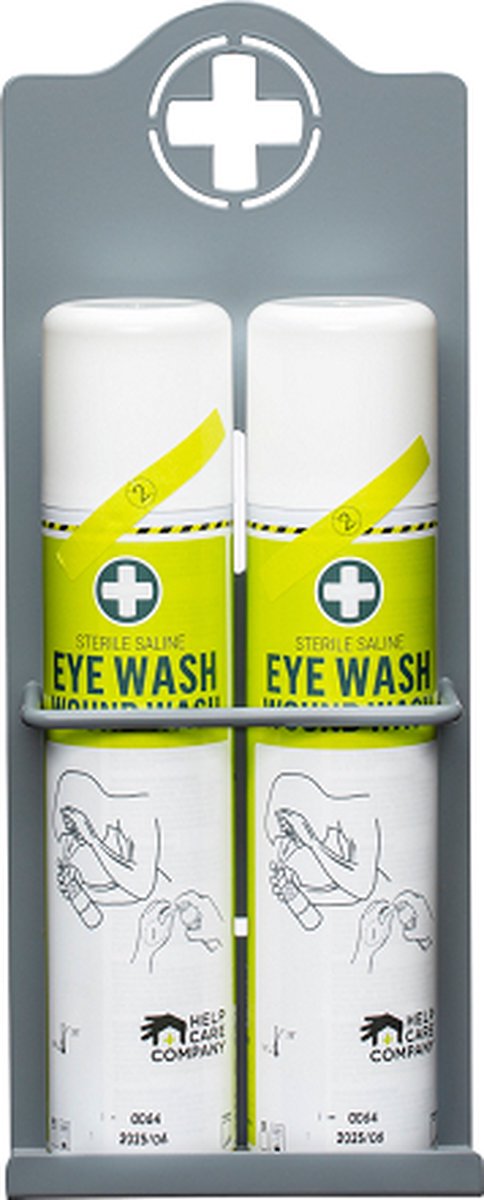 Goedkoopste EyeAid - EyeCare - oogspoelstation - 2 stuks 250 ml - oogspoelspray - oogspoelfles - oogverzorging