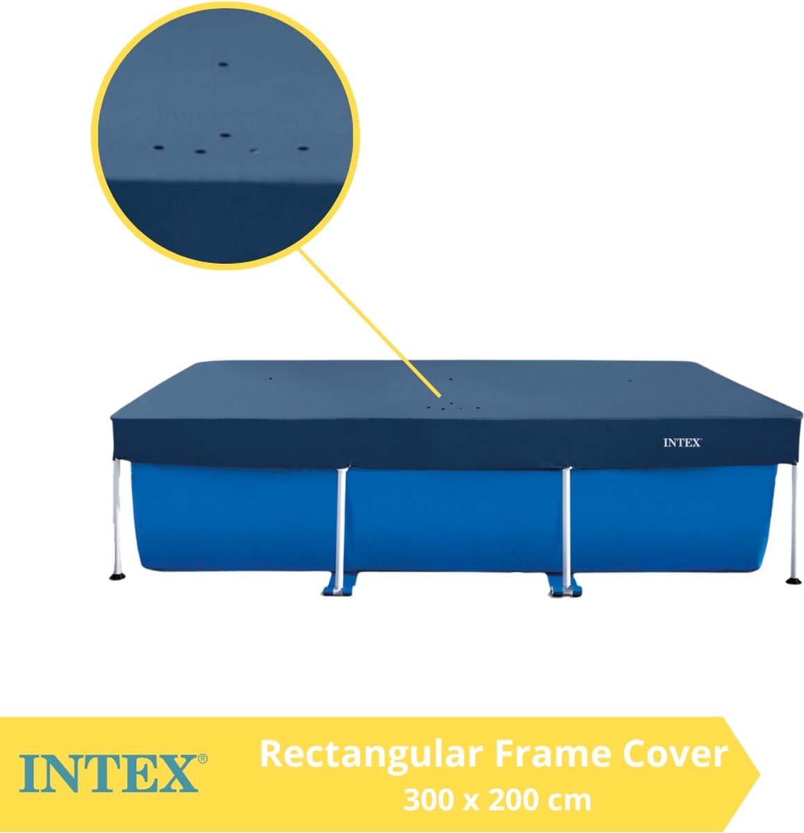 Intex 26784 Piscine Rectangulaire Prism Frame 300x175x80 cm