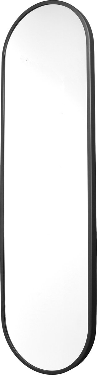 LOFT42 Industry Passpiegel Ovaal - Zwart - Metaal - 122x36