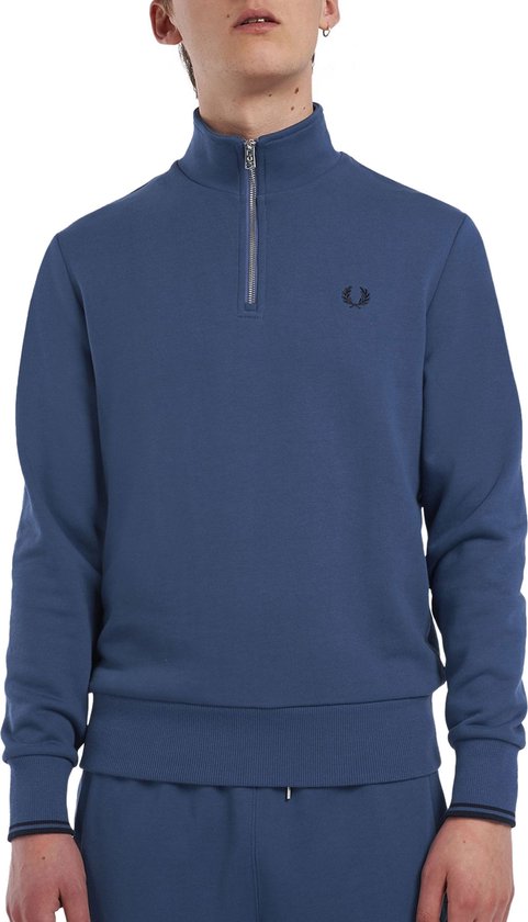 Fred Perry Half Zip Trui Mannen - Maat S