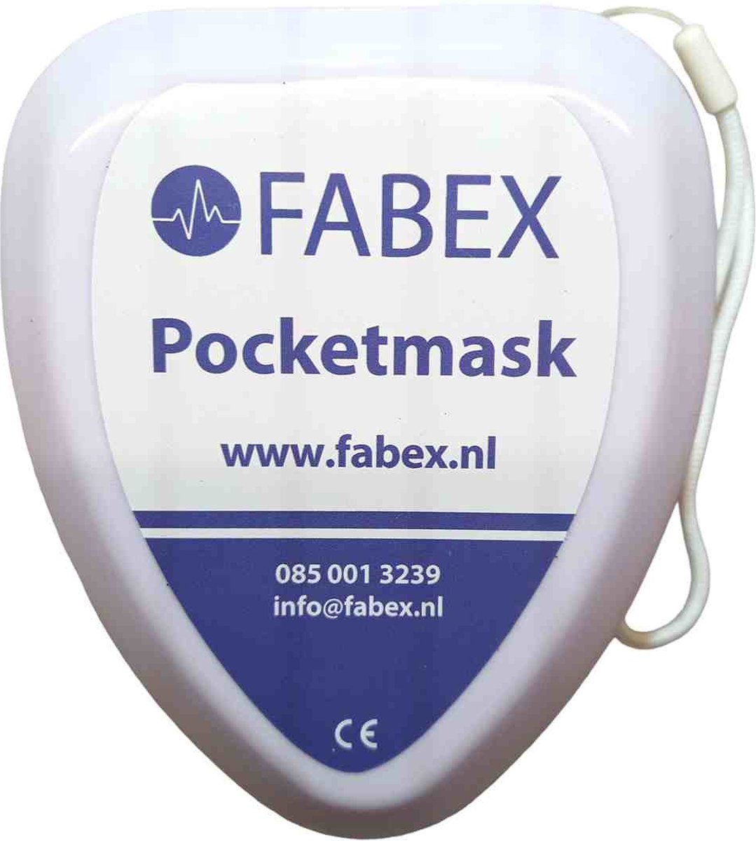 Goedkoopste Beademingsmasker - Pocketmask - EHBO / BHV Reanimatiemasker - In hardcase