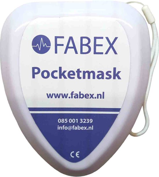 Beademingsmasker - Pocketmask - EHBO / BHV Reanimatiemasker - In hardcase