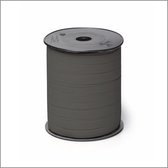 Premium Donkergrijs Paperlook lint - Cadeaulint - Verpakkingslint - Breedte: 10 mm - Rollengte: 250 meter - Gemakkelijk te Verwerken - Te Splitten - Dikke Kwaliteit - Levendige Kleuren - Unieke Papierachtige Structuur