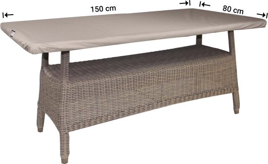 HOUSSE TABLE JARDIN 200 X 110 X 80 CM IMPERMEABLE PROTEGE PLUIE