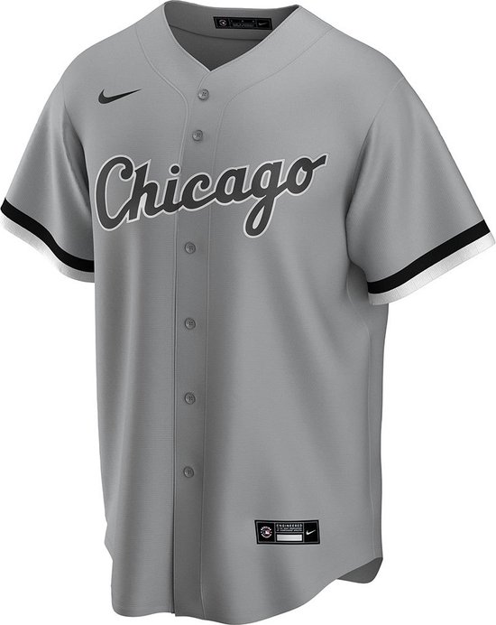 NIKE MLB Chicago White Sox Official Road T-shirt Met Korte Mouwen Mannen Grijs - Maat L