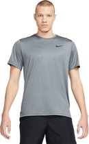 Nike Pro Dri Fit Hyper Dry Korte Mouwen T-Shirt Mannen Grijs - Maat L