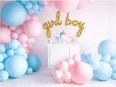 XL Ballon | gender reveal | babyshower \ boy \ jongen \ blauw | BabyBlauw