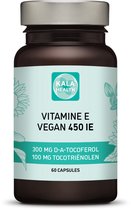 Vitamine E - 60 Strong Formule 450IE/100mg Capsules - Beschermt onder andere tegen celschade - Kala Health