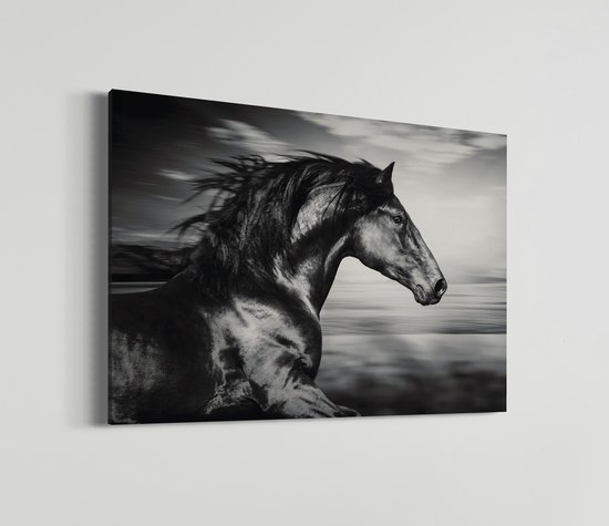 Paard | Schobbejak Animal Collection | Canvas | Wanddecoratie | Kunst | Schilderij | 100x70 CM
