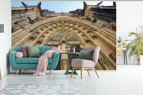 Papier peint Papier peint photo en vinyle - La cathédrale gothique de Prague largeur 450 cm x hauteur 300 cm - Tirage photo sur papier peint (disponible en 7 tailles)