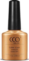 CCO Shellac - Gel Nagellak - kleur Landlade 68074 - BruinOranje - Dekkende kleur - 7.3ml - Vegan