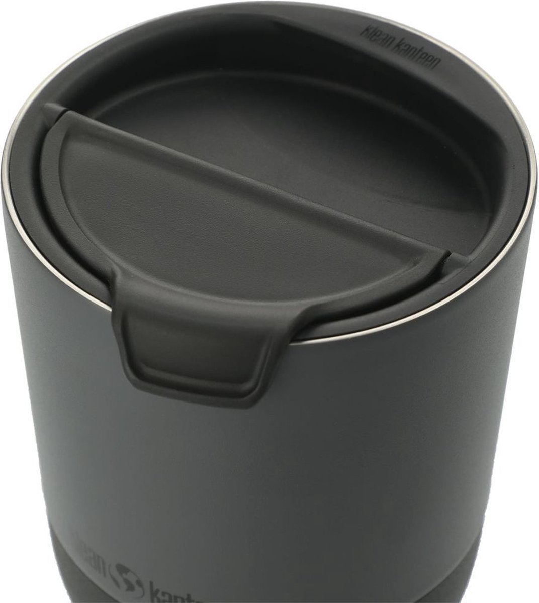 Klean Kanteen - Geisoleerde Low Ball - drinkbeker met flipdeksel 295ml. Asphalt