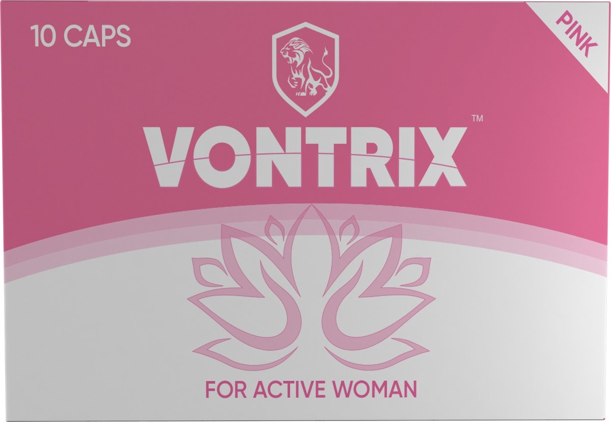 Vontrix Pink - 10 Capsules - Libidoverhogende Pillen voor Vrouwen | Natuurlijke Lustopwekker - Alternatief voor Spaanse Vlieg en Kamagra voor Vrouwen