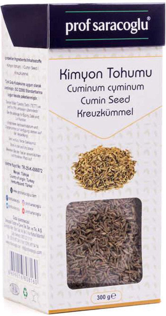 Goedkoopste Prof Saracoglu - Komijn Zaad 300gr