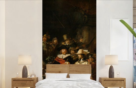 De Nachtwacht - Schilderij van Rembrandt van Rijn Aluminium - Oude meesters